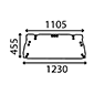 UPPER REAR GLASS , Ford, 10 - 5610, Body parts, cab accessories, seats, Glazing industry, Glass