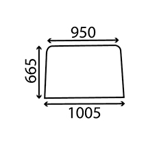 CAB GLASS UPPER REAR , Case-IH, Body parts, cab accessories, seats, Glazing industry, Glass, 98604C2, , CAB GLASS UPPER REAR , 25/4072-30, 98604C2, , 9.55 kg