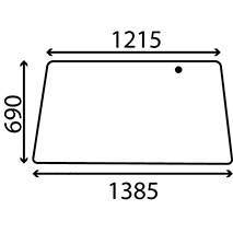 UPPER REAR GLASS, Fendt, Virsbūves daļas, kabīne, sēdekļi, Stiklojums, Stikls, 178810050410, , UPPER REAR GLASS, 22/4072-43, 178810050410, , 13.20 kg