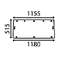 UPPER REAR GLASS         , Renault / Claas, 80 - 80-14TX