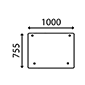 UPPER REAR GLASS , Valmet, 05 - 505, Body parts, cab accessories, seats, Glazing industry, Glass