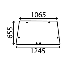 UPPER REAR GLASS , Ford, Body parts, cab accessories, seats, Glazing industry, Glass, 81875338, F0NN9442006AA, , UPPER REAR GLASS , 24/4072-78, 81875338, F0NN9442006AA, , 13.00 kg