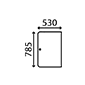 REAR GLASS OPENING         , JCB, 526 - 526-55 (AB)