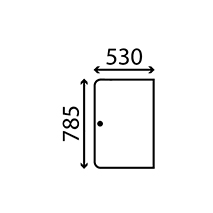 REAR GLASS OPENING, JCB, 520 - 520S (AB), Virsbūves daļas, kabīne, sēdekļi, Stiklojums, Stikls, 82720302, , REAR GLASS OPENING, 45/4072-94, 82720302, , 0.00 kg