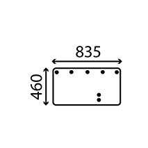 CAB GLASS LOWER REAR , Case-IH, 95 - 795, Body parts, cab accessories, seats, Glazing industry, Glass, 1328504C1, , CAB GLASS LOWER REAR , 25/4073-13, 1328504C1, , 5.80 kg