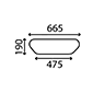 LOWER REAR GLASS , Massey Ferguson, 200 (Brasil - South Africa) - 275, Body parts, cab accessories, seats, Glazing industry, Glass