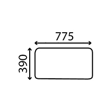 LOWER REAR GLASS , John Deere, 3000 - 3400, Body parts, cab accessories, seats, Glazing industry, Glass, RT6005002917, , LOWER REAR GLASS , 26/4073-28, RT6005002917, , 0.00 kg