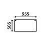 LOWER REAR GLASS         , Deutz, Dxab - Dxab 160