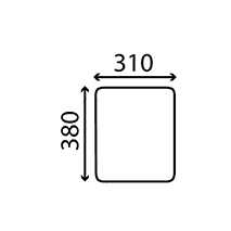 BOTTOM REAR GLASS CENTRE, Renault / Claas, 100 - 155-54, Virsbūves daļas, kabīne, sēdekļi, Stiklojums, Stikls, 7700001555, 7700007526, , BOTTOM REAR GLASS CENTRE, 28/4073-44, 7700001555, 7700007526, , 2.00 kg