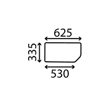 LOWER REAR GLASS, Case-IH, JXC - JX1095C, Virsbūves daļas, kabīne, sēdekļi, Stiklojums, Stikls, 44911518, , LOWER REAR GLASS, 25/4073-88T, 44911518, , 0.00 kg