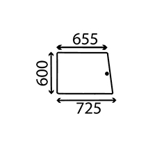 GLASS LOWER REAR 2PC RH , Case-IH, Body parts, cab accessories, seats, Glazing industry, Glass, 340601A1, , GLASS LOWER REAR 2PC RH , 25/4073-95T, 340601A1, , 0.00 kg