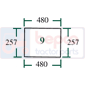 LOWER REAR GLASS FIXED , Deutz, Body parts, cab accessories, seats, Glazing industry, Glass