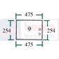 LOWER REAR GLASS SLIDING         , Deutz, 06 - 8006