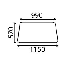 UPPER SIDE GLASS DOOR LH & RH , Massey Ferguson, Body parts, cab accessories, seats, Glazing industry, Glass, , UPPER SIDE GLASS DOOR LH & RH , 30/4080-4, , 0.00 kg