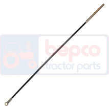 BRAKE CABLE 505mm, Massey Ferguson, 2700 - 2720, Brakes, Brake cable, Brake cable, 3380064M1, , BRAKE CABLE 505mm, 30/409-31, 3380064M1, , 0.12 kg