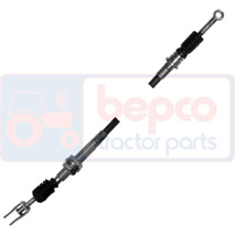 HAND BRAKE CABLE, Case-IH, MX - MX100C, Bremzes, Bremžu trosītes, Bremžu trosītes, 220448A6, , HAND BRAKE CABLE, 25/409-60, 220448A6, , 0.40 kg