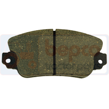 DISC PAD , Merlo, Brakes, Dry pad brake, Nose-piece, 025964, 046917, M025964, M046917, , DISC PAD , 42/412-14, 025964, 046917, M025964, M046917, , 0.28 kg