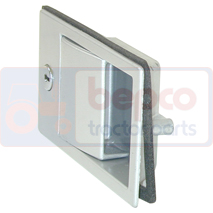 LATCH , Massey Ferguson, Body parts, cab accessories, seats, Handle and lock, Door lock, 1884002M91, , LATCH , 70/4170-56, 1884002M91, , 0.48 kg