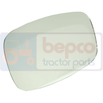 GLASS 240x140mm, Fendt, Body parts, cab accessories, seats, Mirror, Glass, , GLASS 240x140mm, 70/4172-115G, , 0.15 kg