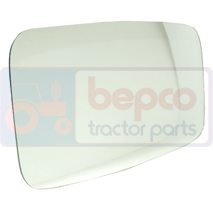 GLASS , JCB, 535 - 535-95 (AK), Body parts, cab accessories, seats, Mirror, Glass, 15786001, , GLASS , 70/4173-11, 15786001, , 0.52 kg