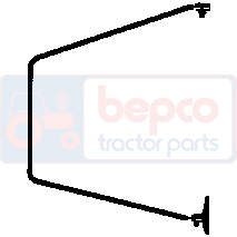 MIRROR ARM , New Holland, Body parts, cab accessories, seats, Mirror, Arm, 83957186, E6NN17K714AA, , MIRROR ARM , 24/4174-1, 83957186, E6NN17K714AA, , 0.96 kg