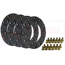 LINING KIT (DRY) , Case-IH, Brakes, Dry disc brake, Lining, 3040152R92X2, 3134496R91X2, 3134667R2X2, , LINING KIT (DRY) , 25/421-16, 3040152R92X2, 3134496R91X2, 3134667R2X2, , 0.00 kg