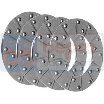 LINING KIT , Zetor, Brakes, Dry disc brake, Lining, 227011, 80227031, , LINING KIT , 37/421-24, 227011, 80227031, , 0.85 kg