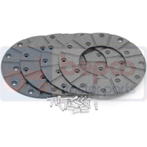 LINING KIT , Valmet, Brakes, Dry disc brake, Disc, 671050, , LINING KIT , 41/421-30, 671050, , 0.00 kg