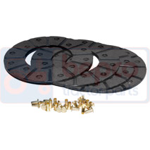 LINING KIT , Landini, Brakes, Dry disc brake, Lining, 1423617M91, 3305272M91, 3910280M91, , LINING KIT , 30/421-8, 1423617M91, 3305272M91, 3910280M91, , 0.00 kg