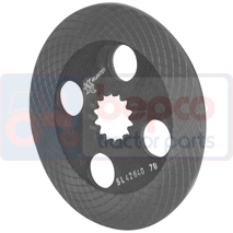 FRICTION DISC , Fiat, 90 - 130-90, Brakes, Oil immersed disc brake, Friction disc, 5102783, , FRICTION DISC , 23/422-16, 5102783, , 5.32 kg