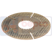 BRAKE DISC Ø  145mm - 24Z , Massey Ferguson, 3000 - 3065S, Brakes, Parking brake, Disc brake, 3385987M1, , BRAKE DISC Ø  145mm - 24Z , 30/422-49, 3385987M1, , 0.29 kg