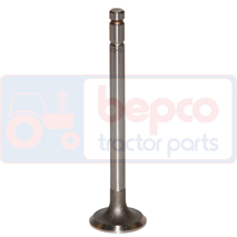 EXHAUST VALVE , Massey Ferguson, 100 - 130, Engine and components, Cylinder head, Exhaust valve, 3639239M1, 732102M1, 910061, , EXHAUST VALVE , 30/43-15, 3639239M1, 732102M1, 910061, , 0.07 kg