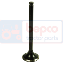 EXHAUST VALVE , Hurlimann, XA - XA657, Engine and components, Cylinder head, Exhaust valve, , EXHAUST VALVE , 33/43-402, , 0.00 kg