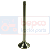 EXHAUST VALVE, Steyr, Dzinējs un tā sastāvdaļas, Cilindra galva, Izplūdes vārsti, 131100050015, , EXHAUST VALVE, 54/43-96, 131100050015, , 0.12 kg