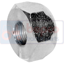 WHEEL NUT , New Holland, TS - TS100, Steering, Rim, bolt and nut, Bolt and nut, 81816136, 81833776, BBE1120, C5NN1120E, D3NN1120B, E1ADDN1120, , WHEEL NUT , 24/441-5, 81816136, 81833776, BBE1120, C5NN1120E, D3NN1120B, E1ADDN1120, , 0.16 kg