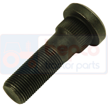 FRONT WHEEL BOLT , John Deere, 6000 - 6400 (Europe), Steering, Rim, bolt and nut, Bolt and nut, L112112, , FRONT WHEEL BOLT , 26/446-29, L112112, , 0.08 kg