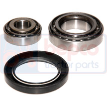 BEARINGS KIT , Massey Ferguson, 100 - 145, Steering, Steering, Hub and related parts, 1639082M91, 1810416M91, , BEARINGS KIT , 30/460-2, 1639082M91, 1810416M91, , 0.44 kg