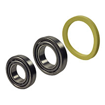 BEARINGS KIT , Case-IH, 56 - 856XL, Steering, Steering, Hub and related parts, 2222K, , BEARINGS KIT , 25/460-21, 2222K, , 0.56 kg