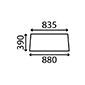 UPPER REAR GLASS         , Zetor, UR I - 2011