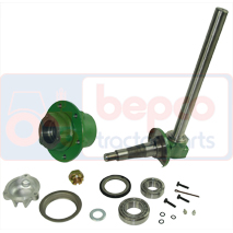 SPINDLE AND HUB , John Deere, Steering, Steering, Spindle and related parts, , SPINDLE AND HUB , 26/472-34, , 16.20 kg