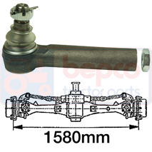 TIE ROD , Case-IH, Steering, Steering, Tie rods and sockets, 133743010, , TIE ROD , 25/495-278, 133743010, , 2.01 kg