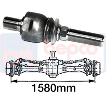 TIE ROD , Case-IH, CS - CS63, Steering, Steering, Tie rods and sockets, 133743011, , TIE ROD , 25/497-278, 133743011, , 1.35 kg