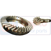 BEVEL GEAR , Fiat, Transmission, Front axle 4WD, Difference input - final drive, 5100672, , BEVEL GEAR , 123/5100672, 5100672, , 8.07 kg