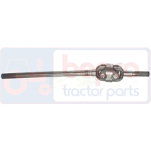 AXLE-SHAFT, ARTICULATED L=907, Fiat, 90 - 80-90DT, Transmission, Front axle 4WD, Cardan shaft, 5108751, 5114989, 5131699, , AXLE-SHAFT, ARTICULATED L=907, 123/5114989, 5108751, 5114989, 5131699, , 8.00 kg