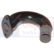 ELBOW , Zetor, Inlet and exhaust, Exhaust, Exhaust elbow and support, 55011405, , ELBOW , 37/55011405, 55011405, , 1.83 kg