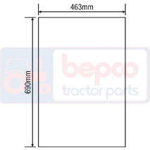 UPPER REAR GLASS , Zetor, Body parts, cab accessories, seats, Glazing industry, Glass, 59117988, , UPPER REAR GLASS , 37/59117988, 59117988, , 0.00 kg