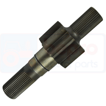 BRAKE SHAFT LG 242MM 32/37 Z, Renault / Claas, Brakes, Brake shaft, Shaft, 7700012323, , BRAKE SHAFT LG 242MM 32/37 Z, 28/6387-1, 7700012323, , 3.30 kg