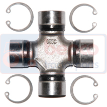 HALF SHAFT UNIVERSAL JOINT , Massey Ferguson, 8100 - 8110, Transmission, Front axle 4WD, Cardan shaft, 3764883M91, , HALF SHAFT UNIVERSAL JOINT , 30/6403-57, 3764883M91, , 0.63 kg