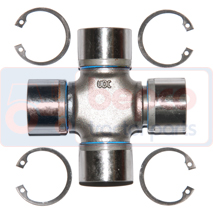 HALF SHAFT UNIVERSAL JOINT , Massey Ferguson, 3600 - 3690, Transmission, Front axle 4WD, Cardan shaft, 3765013M91, , HALF SHAFT UNIVERSAL JOINT , 30/6403-59, 3765013M91, , 0.97 kg