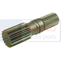 SHAFT 132mm-Z22/16, John Deere, 6010 - 6410 (USA), Transmission, Front axle 4WD, Gear reducer, 04423358, L110240, , SHAFT 132mm-Z22/16, 26/6406-22, 04423358, L110240, , 0.50 kg